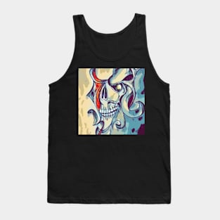 Flamboyant skull Tank Top